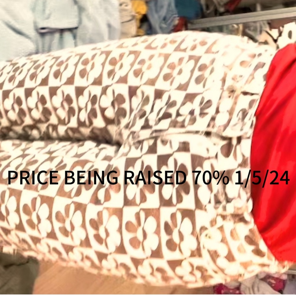 Brown Vintage flower pants